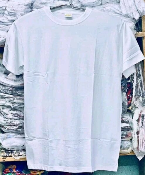 T-shirt vierge couleur unique