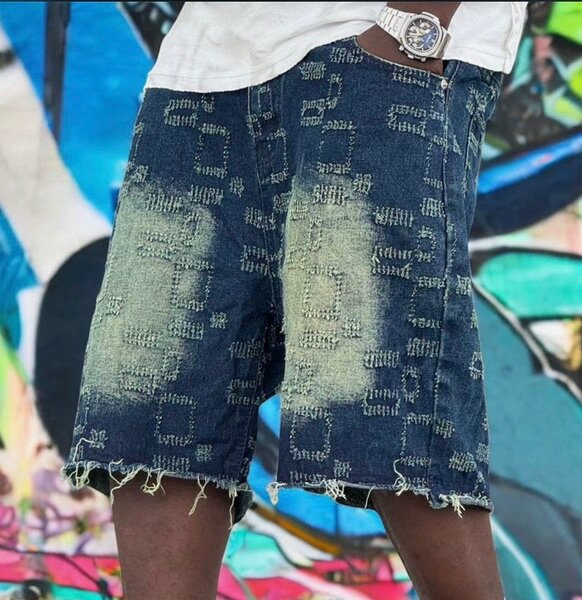Shorts en denim streetwear