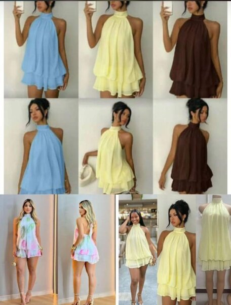 Robe trapèze sans manches