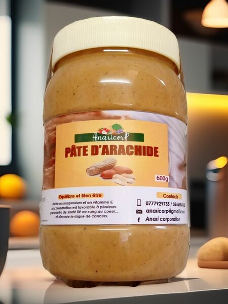 Pâte d'arachide naturel 600g