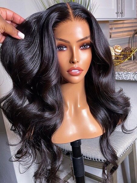 Sexy curly Brazilian remy hair 130 density 13*6 lace frontal