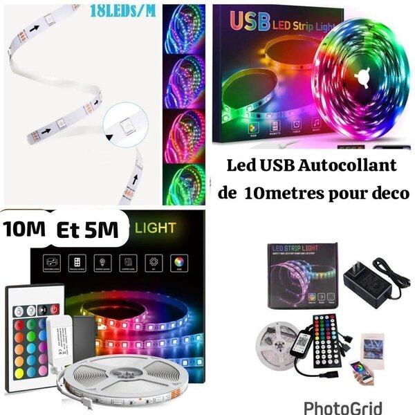 Ruban LED USB 10m