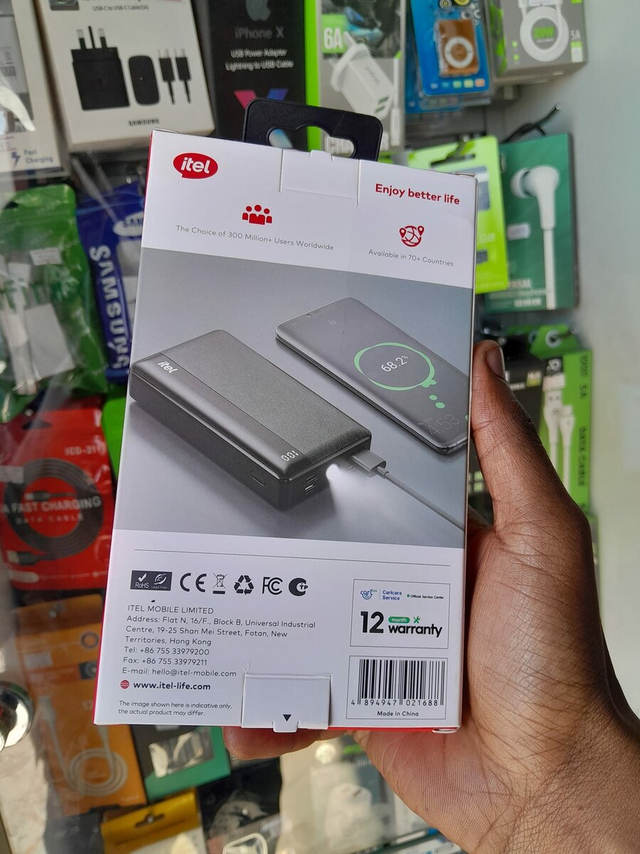 Itel Powerbank 20,000mAh 