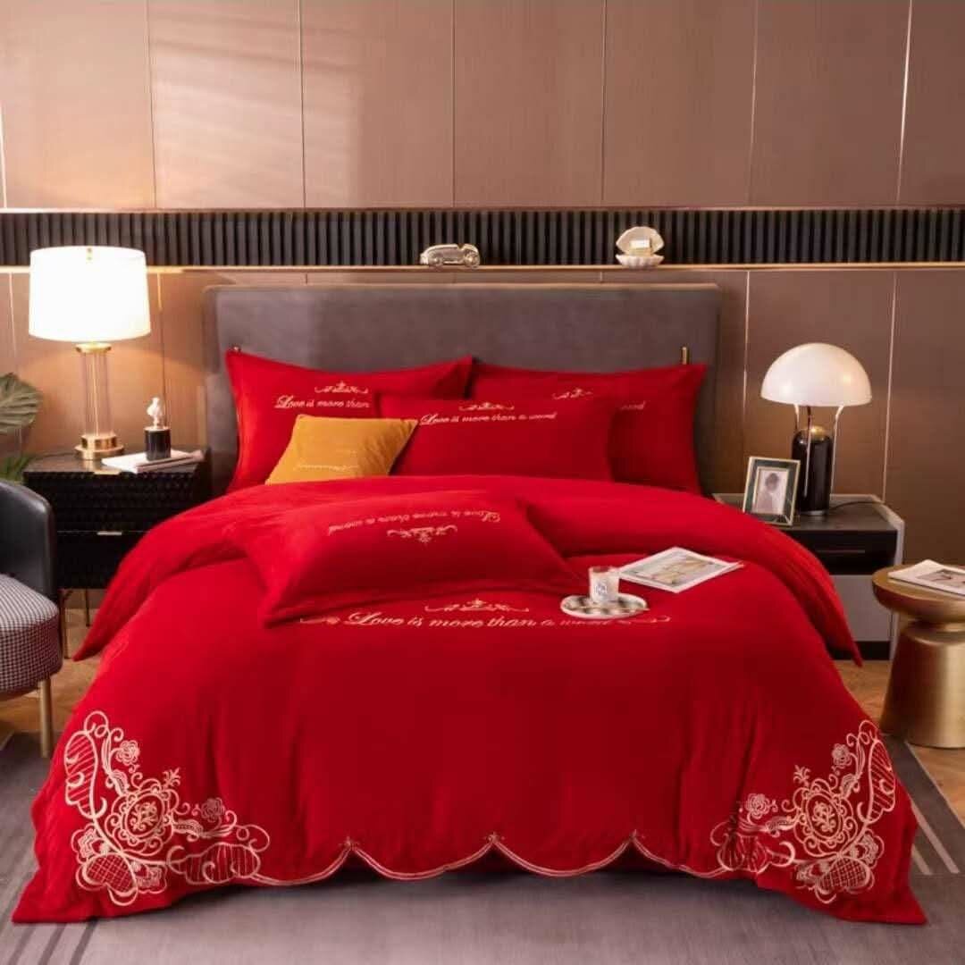 Бархатное постельное бельё)