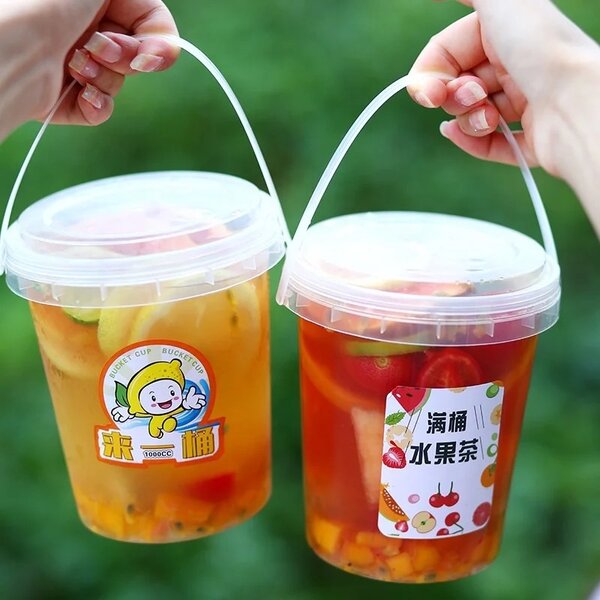 1L 10 pcs Transparent buckets
