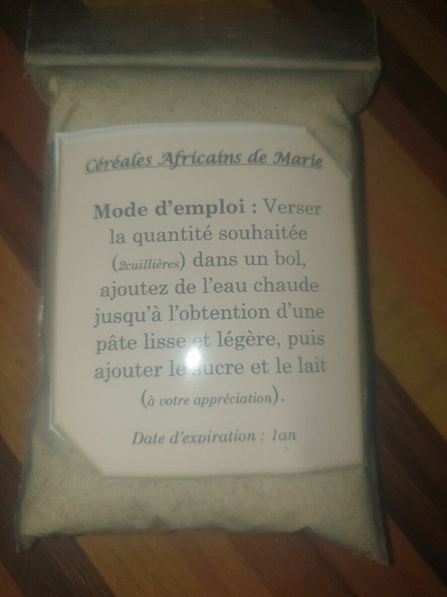 Céréales Africains de Marie