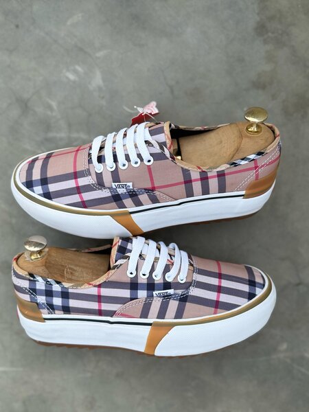 Baskets à carreaux décontractées