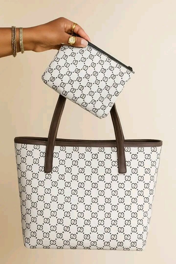 Sac cabas avec pochette