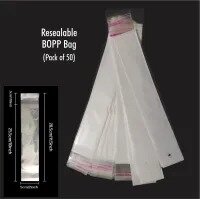 Cellophane Bags, Cello Bag, Self Sealing Treat Bags, Self Adhesive Sealing Clear Plastic Bags, Resealable Cellophane Bag for Pretzel rods, Braclets, Watches, Candy, Snack 1.5 x 8 Inch individual bags 50 / 100 Pcs