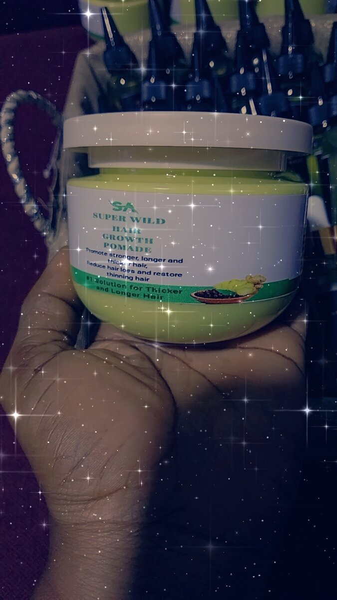 Super wild hair growth oil and pomade