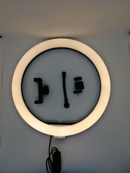 Ring night 12pouce avec trépied,anneaux lumineux,led