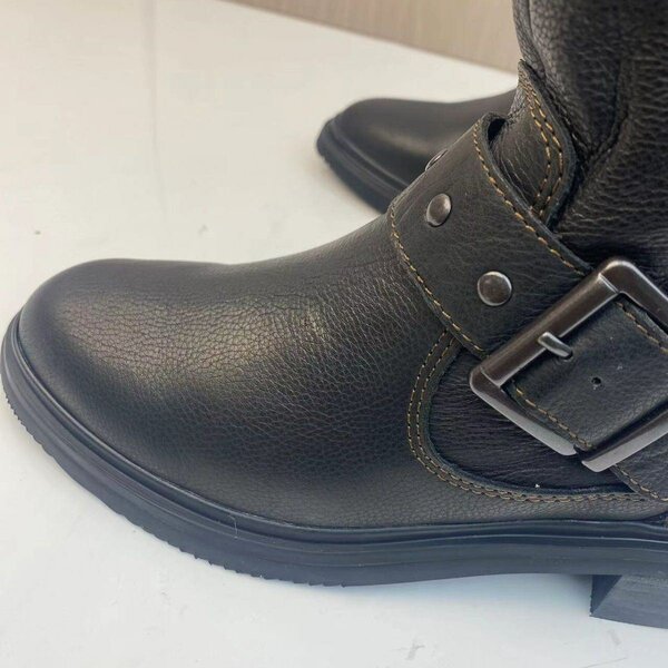 Кожаные сапоги из воловьей кожи