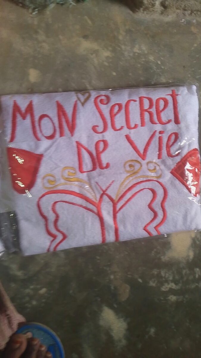 Serviette de toilette coeur Saint Valentin