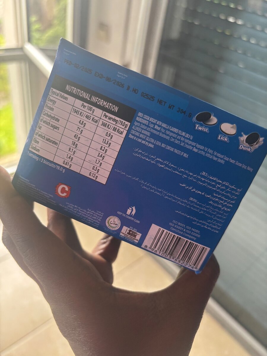 Oreo Original Sandwich Cookies