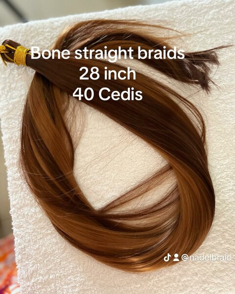 Bone straight braids 28 inch