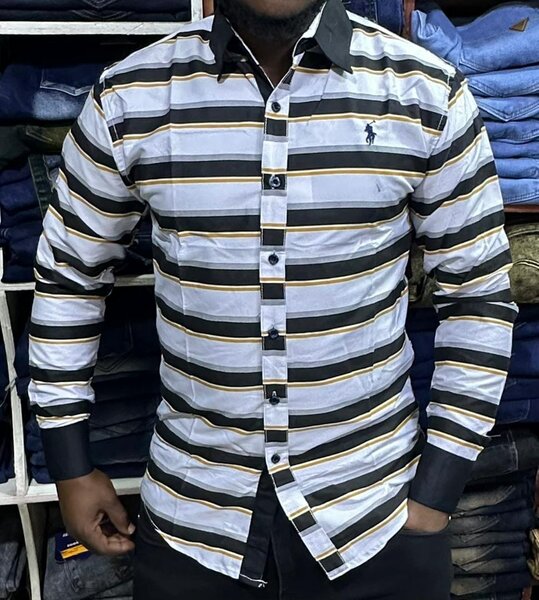 Chemise rayée homme élégante