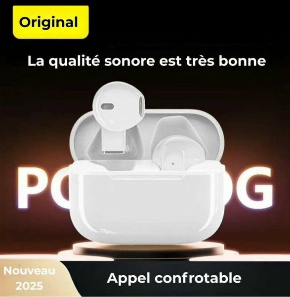 Écouteurs Bluetooth blanc