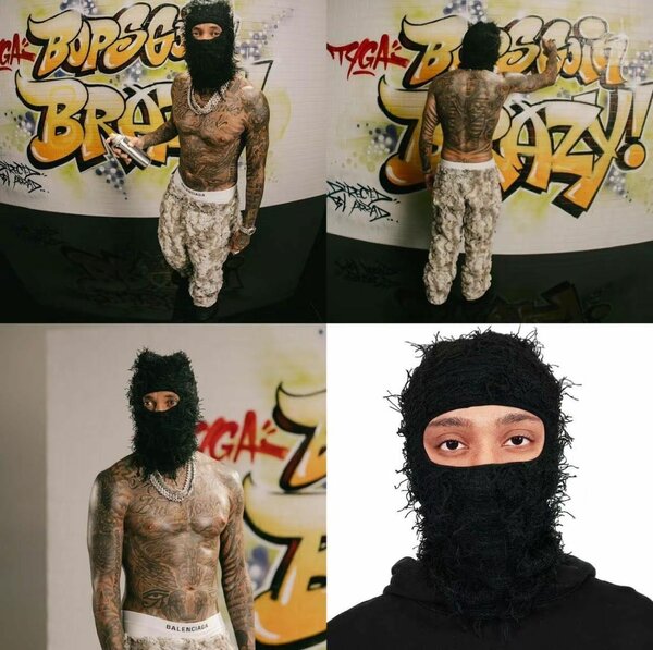 Balaclava en tricot chaud