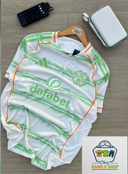 Maillot de Football Blanc Vert