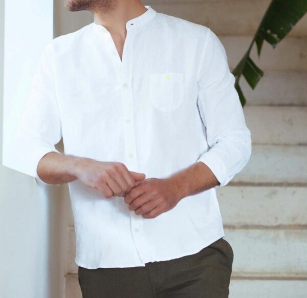 Chemise homme matière de tissu