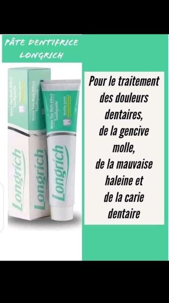 Dentifrice Longrich Traitant
