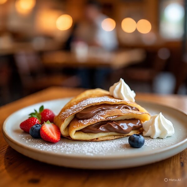 5 crepes Crêpes au Nutella