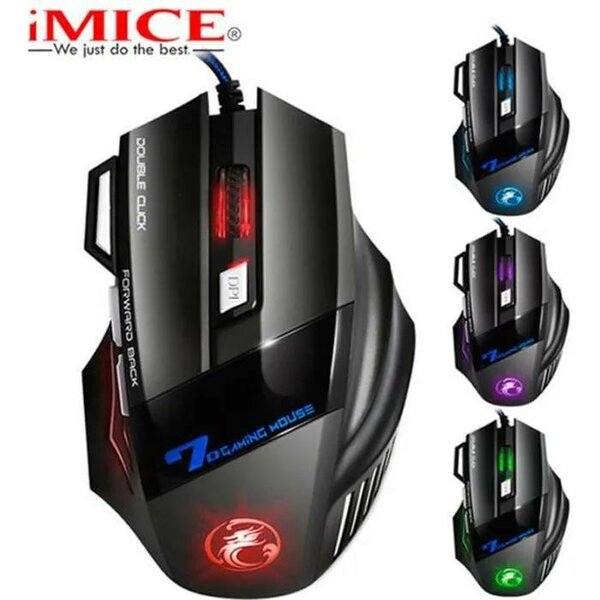 Souris gaming filaire lumineux