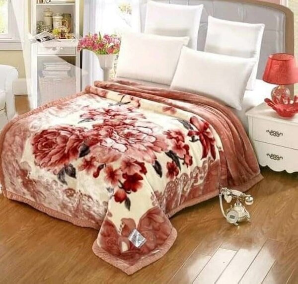 Best Quality Double Bed Double Ply Soft Winter Blanket Kamba