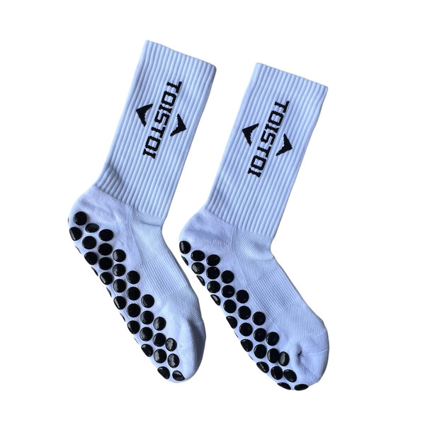 Chaussettes antidérapantes blanches