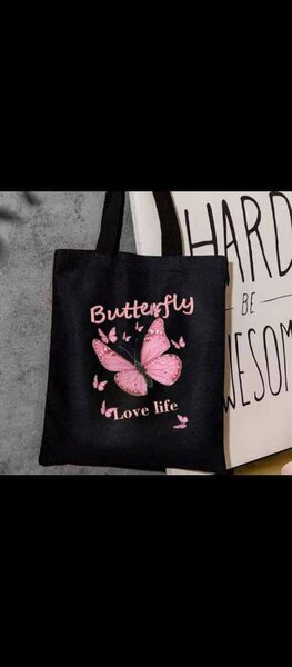 Sac fourre-tout imprimé papillon