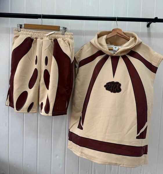 Ensemble short et haut motif Daim