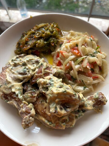 1 Poulet entier Sauté Crémeux