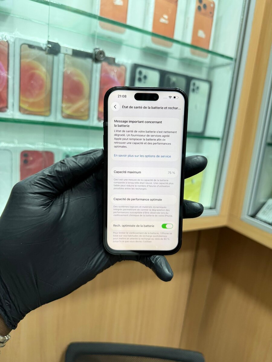 14 Pro second main  Capacité