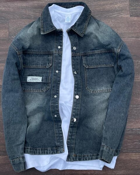 Veste en jean décontractée