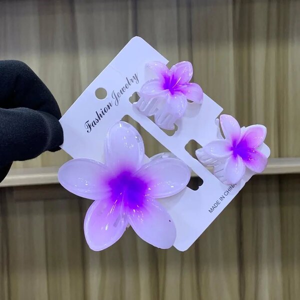 Boucles d'oreilles fleur LED