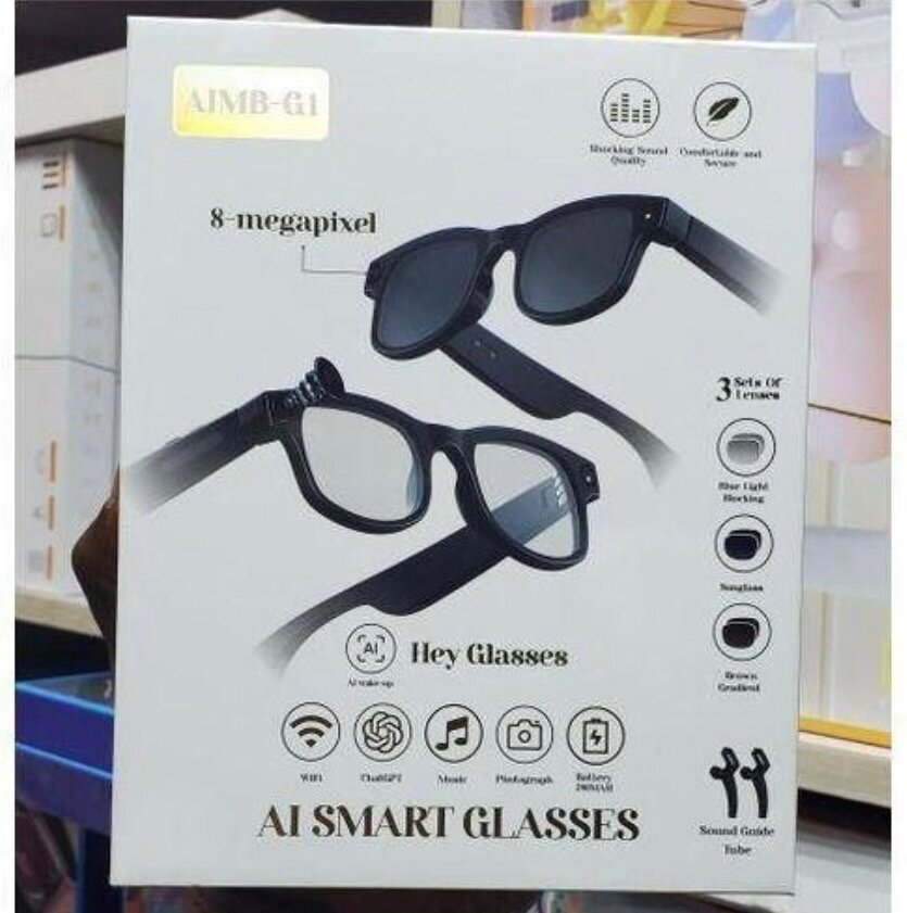 Lunettes AI intelligentes 8MP