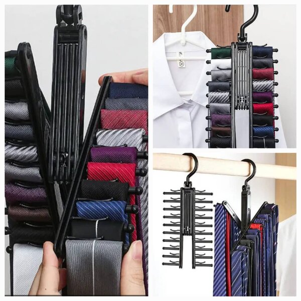 Porte-cravates rotatif élégant