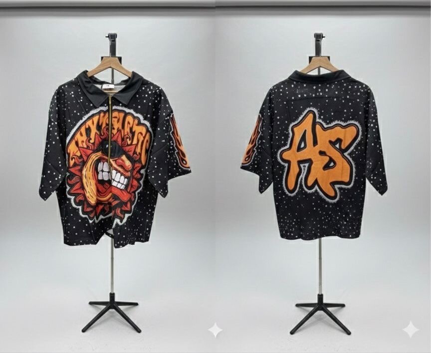 Polo tendance graffiti