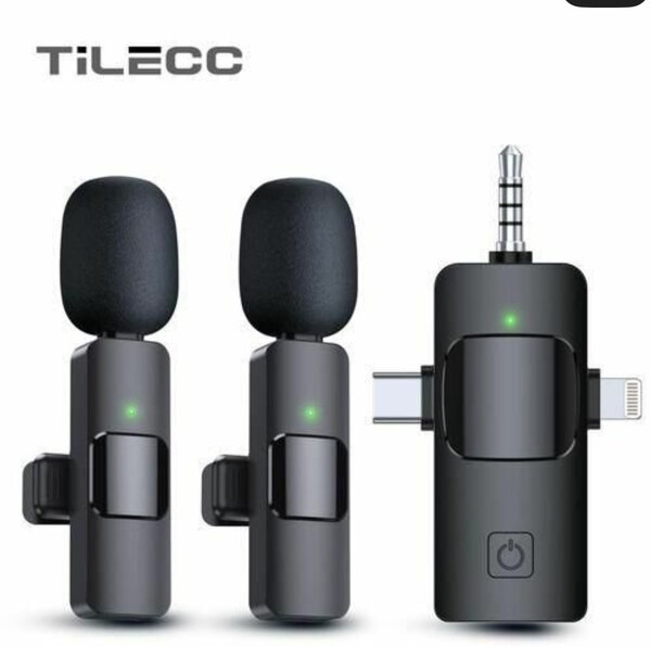 Wireless Lavalier Microphone Set