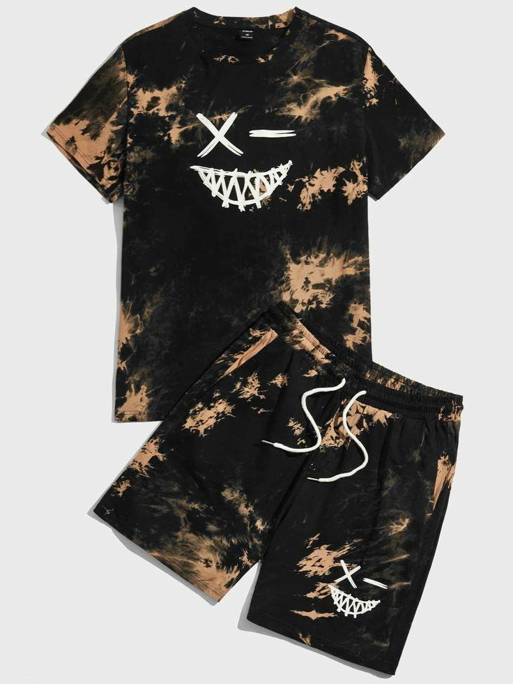 Ensemble T-shirt et Short Tie-Dye
