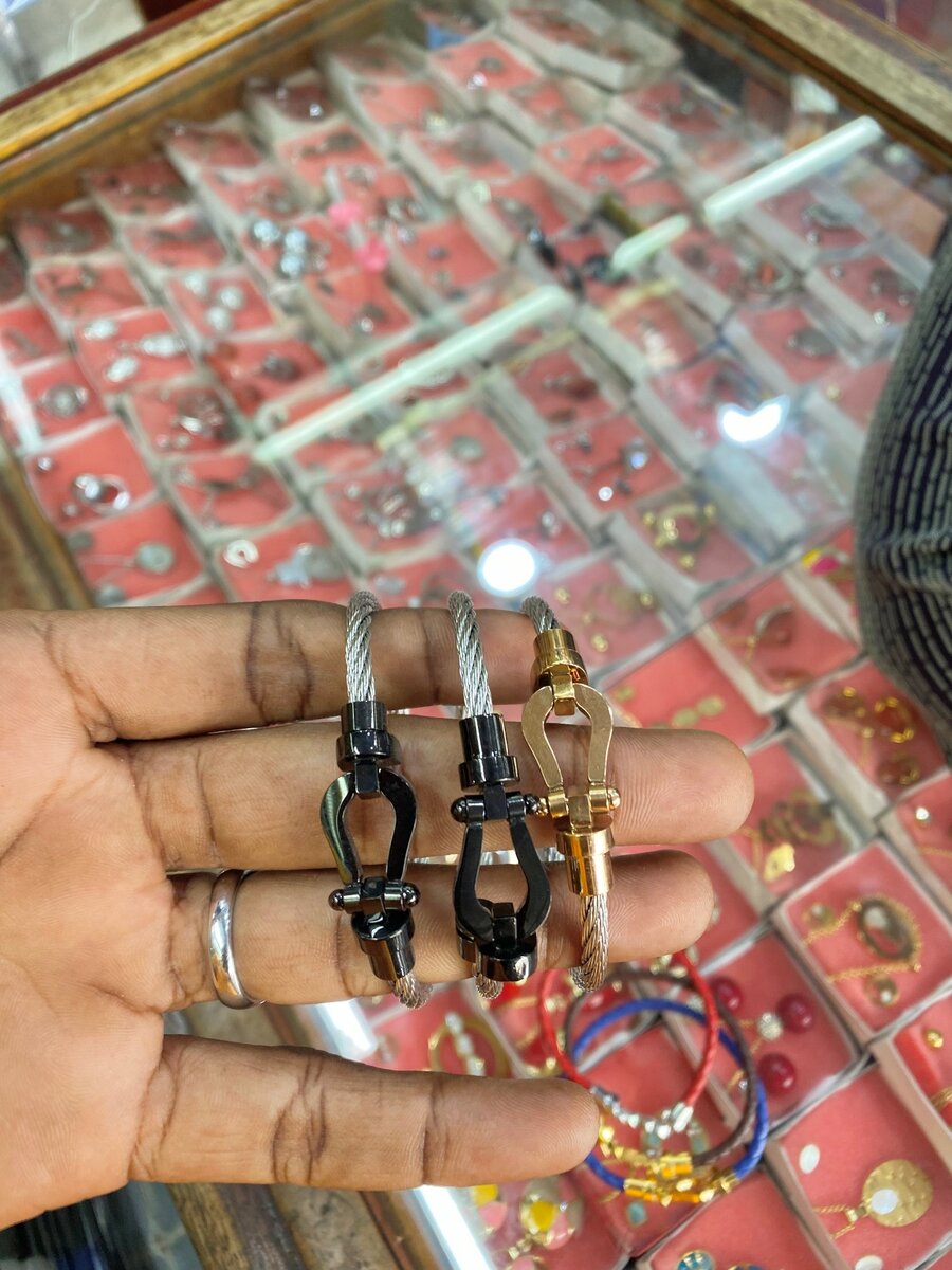 Bracelet et bagues hommes