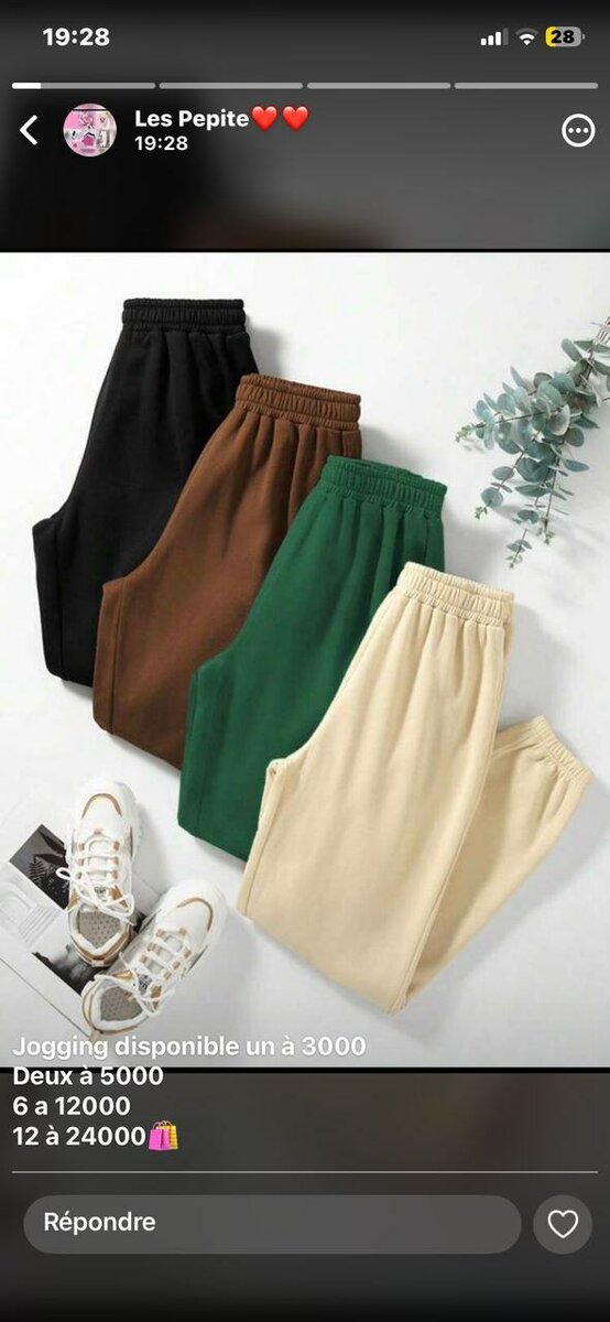 Pantalon de jogging confortable