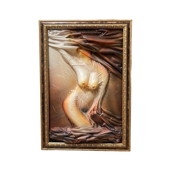 Картина из натуральной кожи.