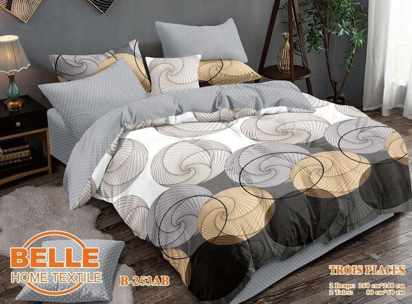 Couette et draps en 3places