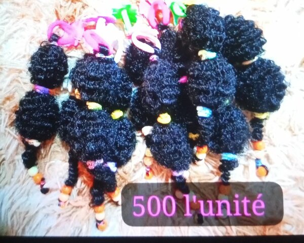 Chouchou Afro Pompom