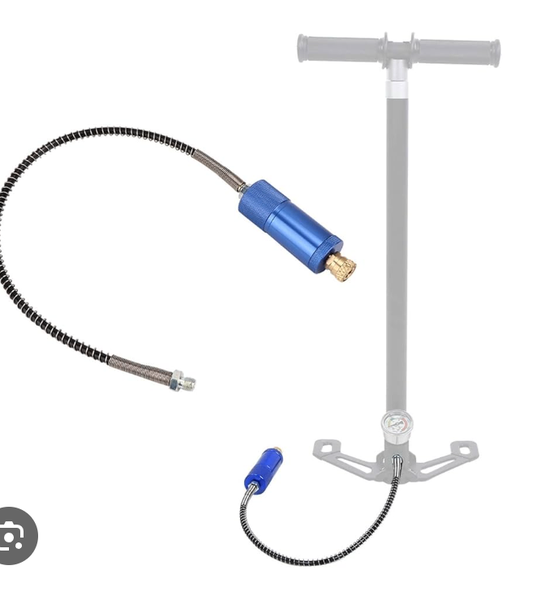 Pompe à vélo portable avec manomètre