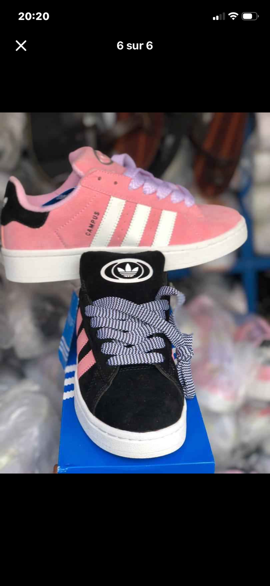 Sneakers en daim colorées