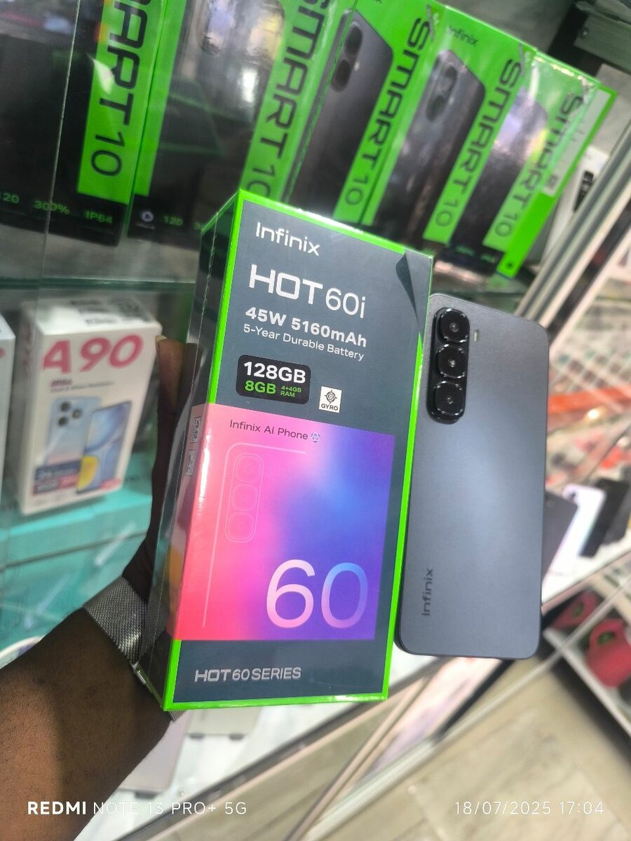 INFINIX HOT 60I 128/4+4 GB RAM