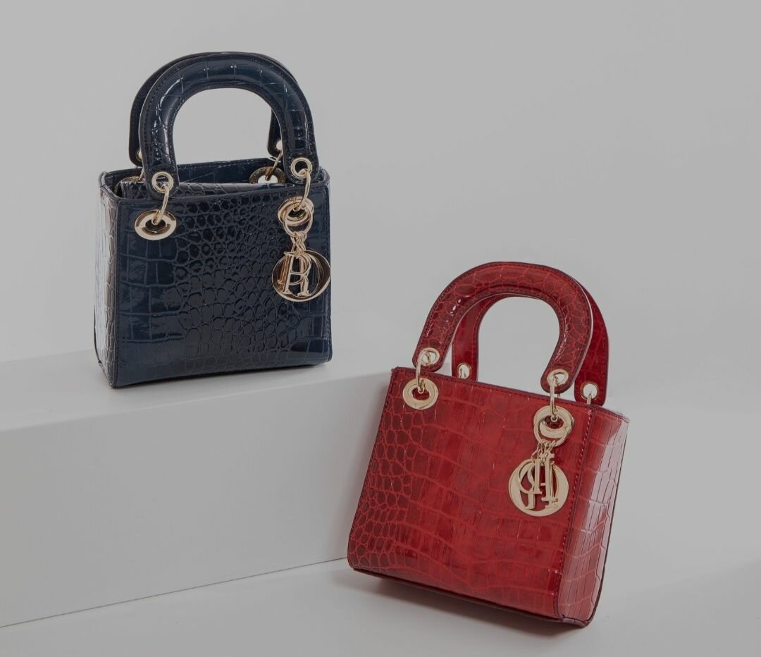 Sac à main Lady Dior en cuir