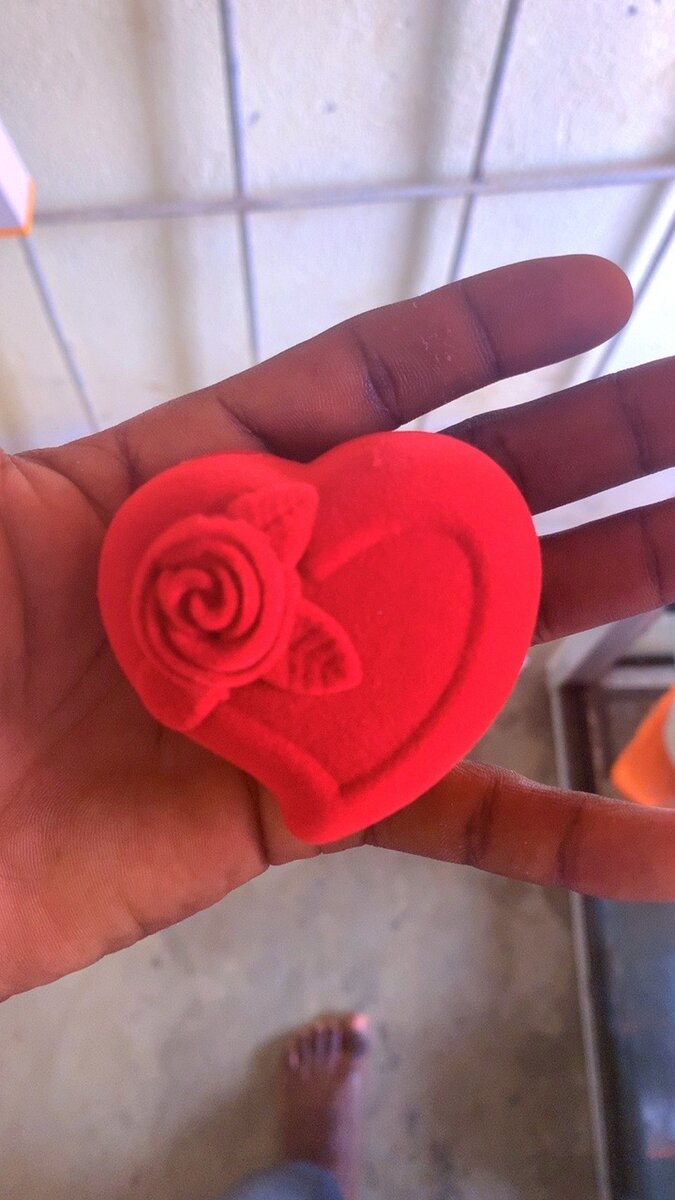 Boîte Bijoux Coeur Rouge